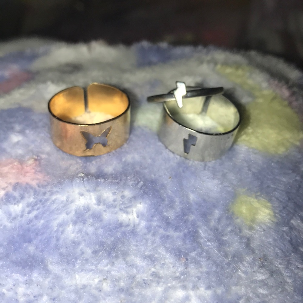Ring set + 1 butterfly